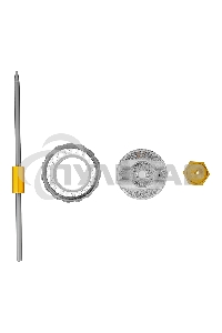 Ремкомплект для краскораспылителя 4 предмета: сопло 2,0 мм, игла, форсунка, зажим сопла Matrix