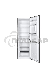 Холодильник Maunfeld MFF185SFSB черный мат. двухкамерный 211/104л морозилка снизу