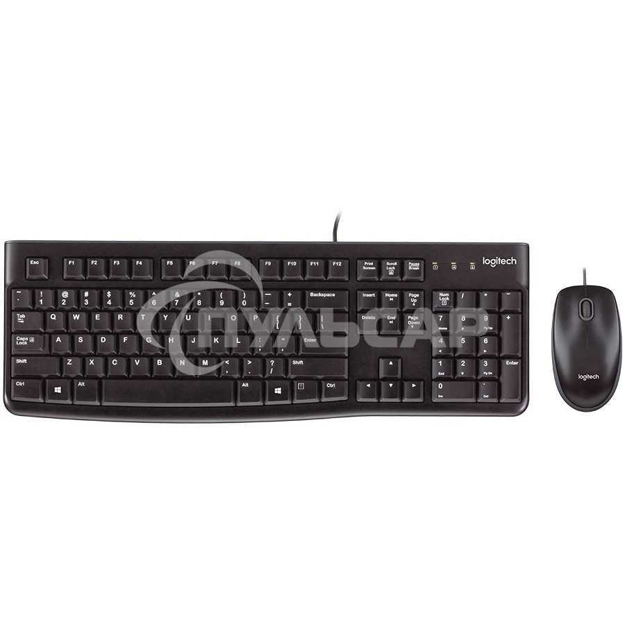 Комплект клавиатура + мышь Logitech Desktop MK120 (русская раскладка)