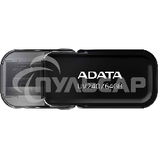 Флешка USB ADATA UV240 (AUV240-64G-RBK), 64 Gb, USB 2.0, R/W 15/5, черный