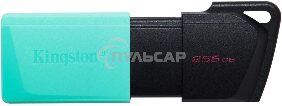 Флешка USB Kingston 256 Gb DataTraveler DTXM DTXM/256 Gb USB 3.2 черный/зеленый