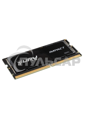 Оперативная память Kingston Fury Impact, DDR5, 8Gb (1x8Gb), 4800MHz, CL38 SO-DIMM