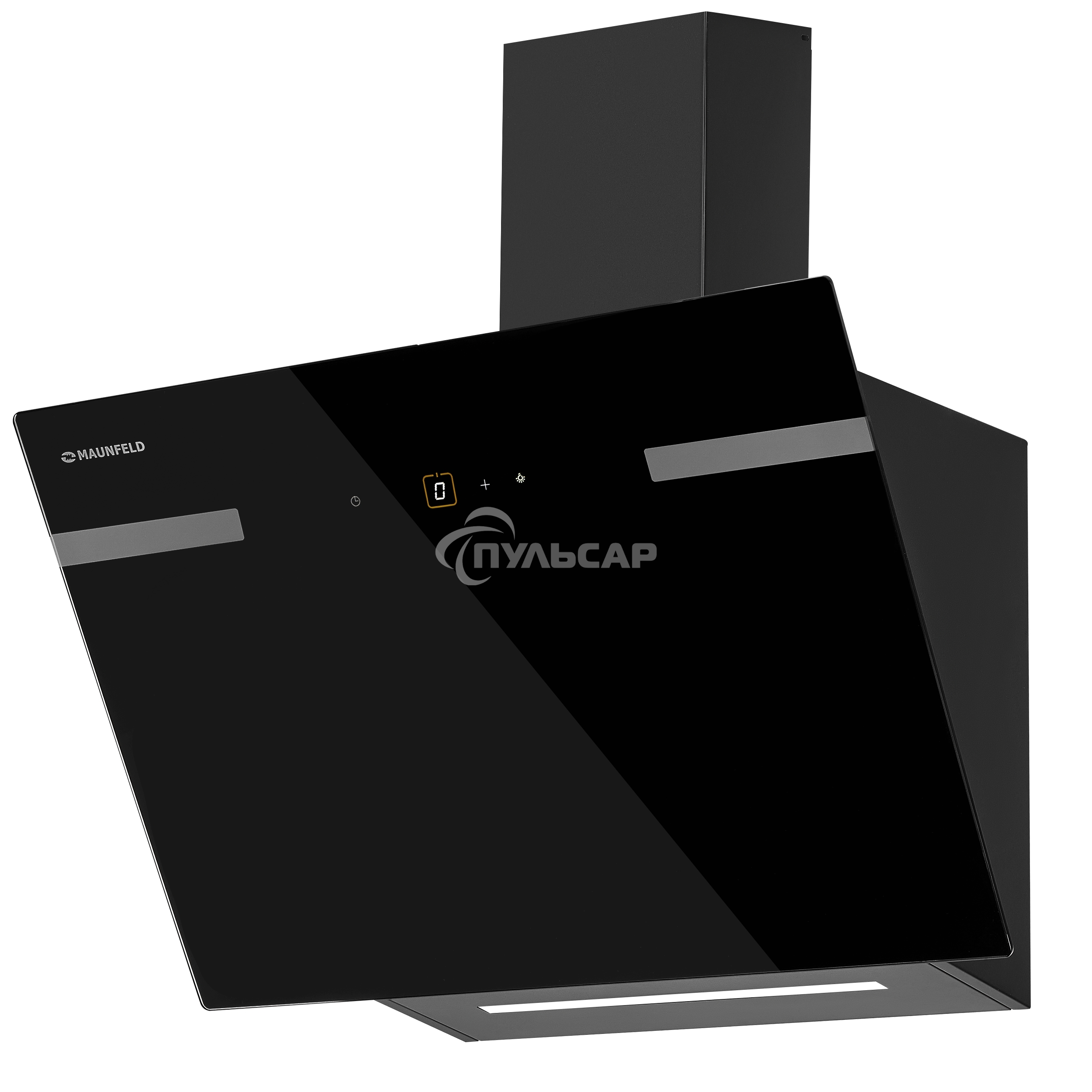Вытяжка каминная Maunfeld Amber 60 Glass черная, 60 см, 1050 куб. м/ч, 55 дБ