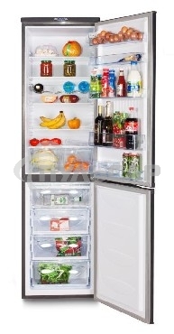 Холодильник DON R-299 NG нерж сталь двухкамерный 259/140л морозилка снизу