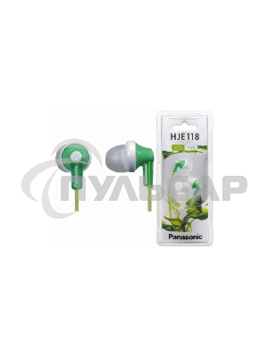Наушники Panasonic RP-HJE118GUG зеленый 1.1м