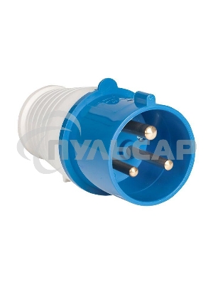 Вилка эл. каб. 32А 2P+РЕ 220В IP44 (023) EKF ps-023-32-220
