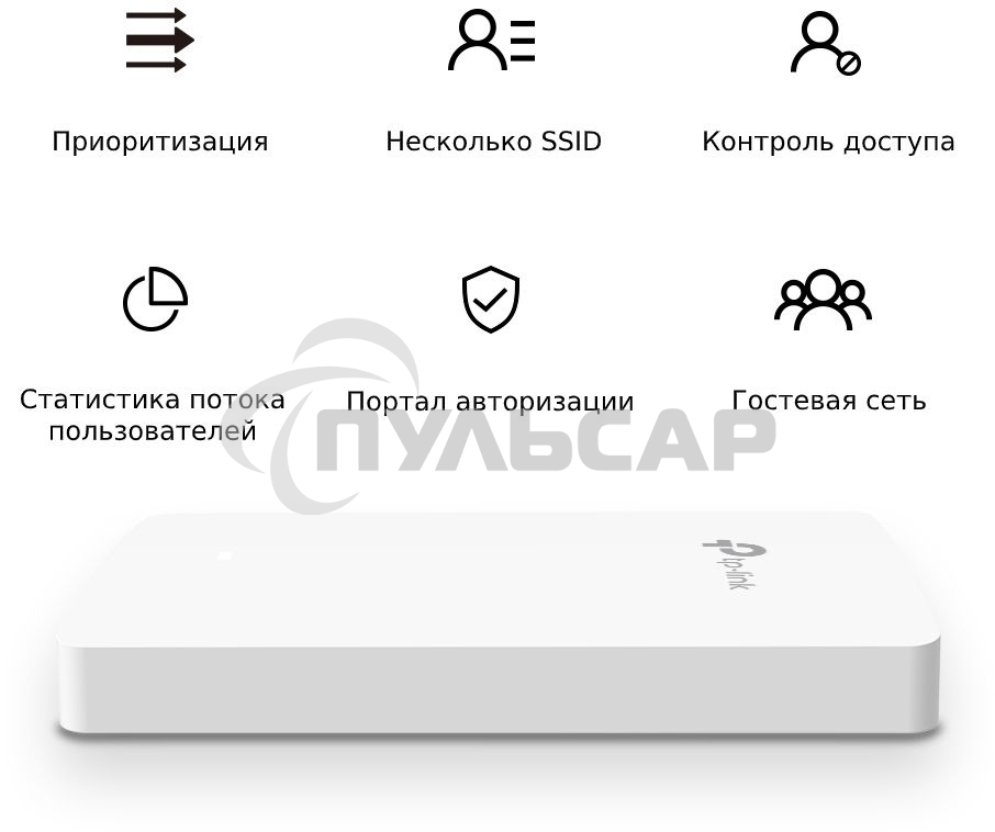 Точка доступа TP-Link AC1200 dual band wall-plate access point, 866Mbps at 5GHz and 300Mbps at 2.4G, 4 Giga LAN port
