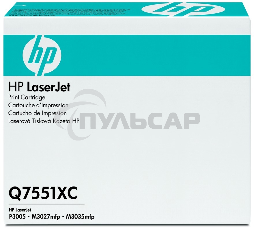 Контрактный Картридж лазерный HP LaserJet Q7551XC Contract Black Print Cartridge