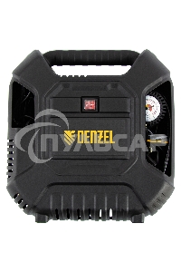Компрессор воздушный Denzel DL1100 1,1 кВт, 180 л/мин, с набором аксессуаров 58005