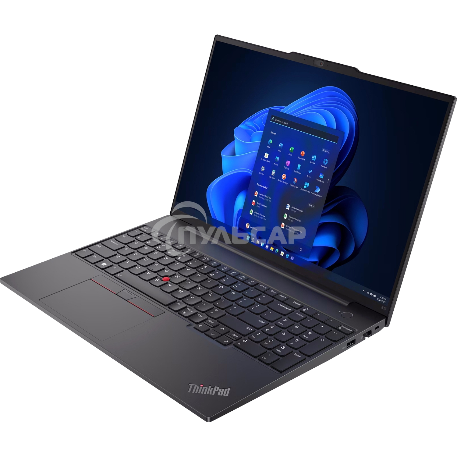 Ноутбук Lenovo ThinkPad E16 G2 Ryzen 7 7735HS 16Gb SSD 512Gb AMD Radeon 16