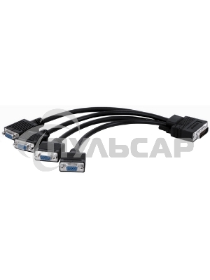 Кабель Matrox CAB-L60-4XAF Quad analog upgrade cable (Кабель для апгрейда 3-х портовой карты в 4-х портовую)