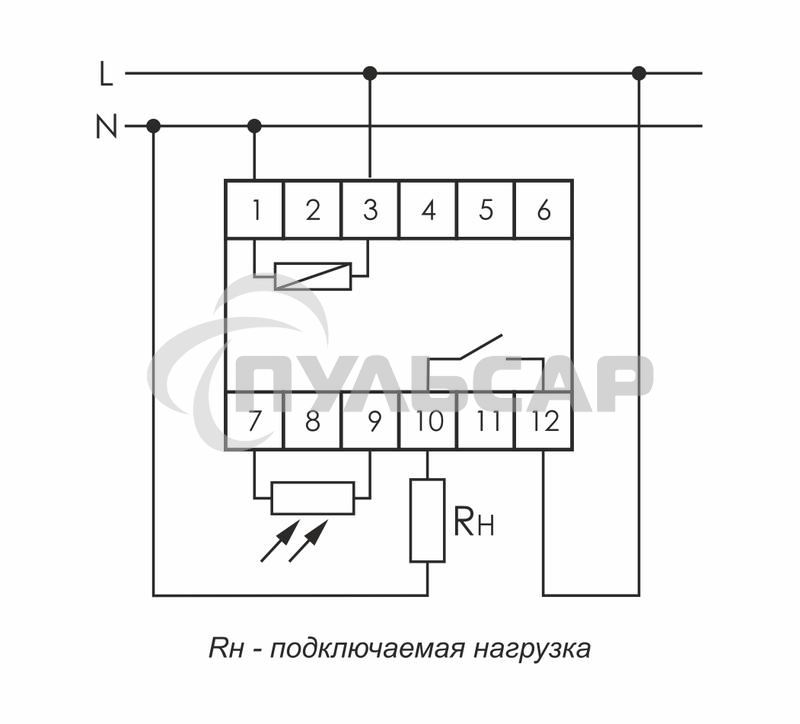 Фотореле AZ-112 (выносной герметичный фотодатчик монтаж на DIN-рейке 1 модуль 230В 16А) F&F EA01.001.013