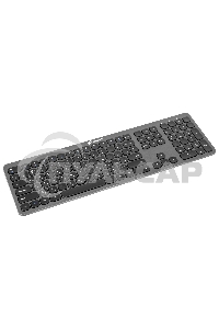 Комплект клавиатура + мышь Оклик 300M клав:серый мышь:серый/черный USB беспроводная slim