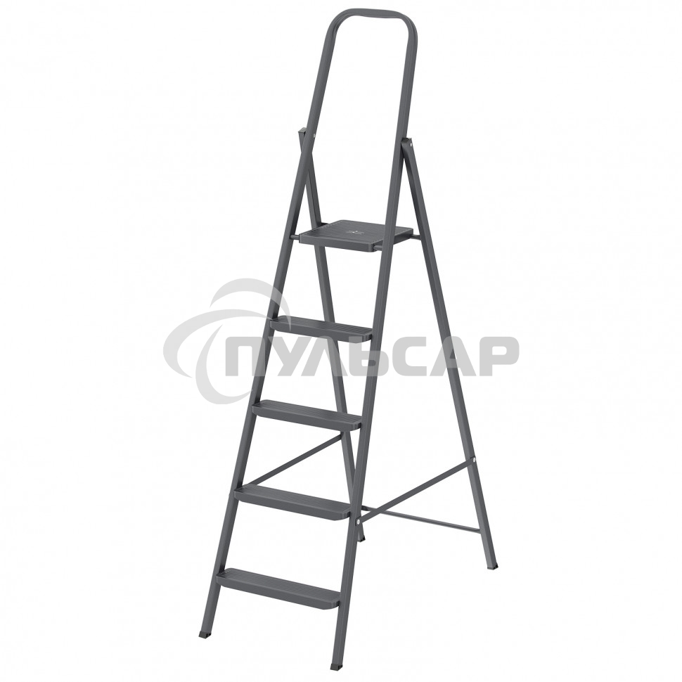 Стремянка Сибртех 5 ступеней, компактная, стальная 97945