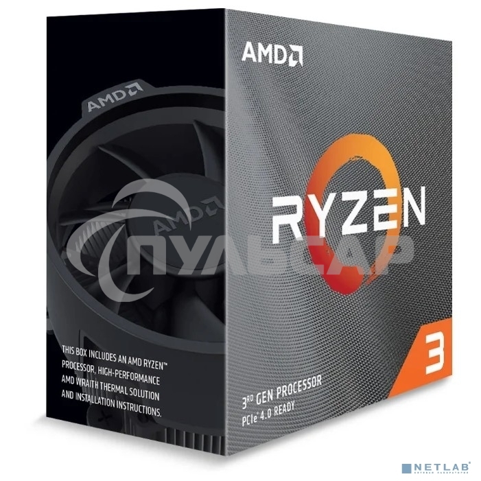 Процессор AMD Ryzen 3 3100 Soc-AM4, 3.6GHz OEM
