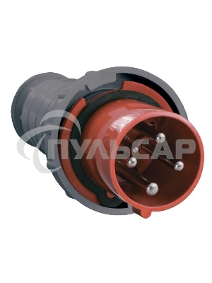 Вилка эл. каб. 63А 3P+PE 380В IP54 ССИ-034 ИЭК PSR02-063-4
