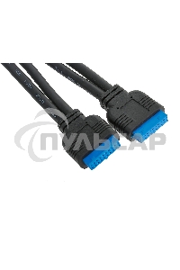 Планка USB на переднюю панель ExeGate U3H-617, 3,5