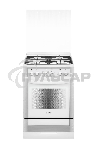 Плита газовая Gefest ПГ 6300-02 0040 белый, конфорок 4 шт, духовка 52 л, 60 см x 85 см x 60 см