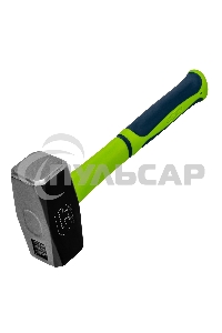 Кувалда СИБРТЕХ 10916, 1500 г, фибергласовая обрезиненная рукоятка