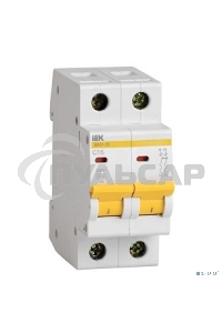 Выключатель автоматический модульный 2п C 16А 4.5кА ВА47-29 ИЭК MVA20-2-016-C