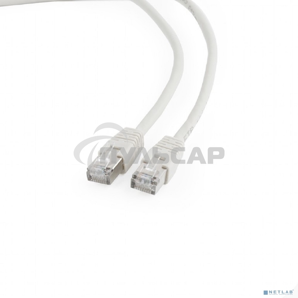 Патч-корд FTP Cablexpert кат.6, 10м, литой, многожильный (серый)
