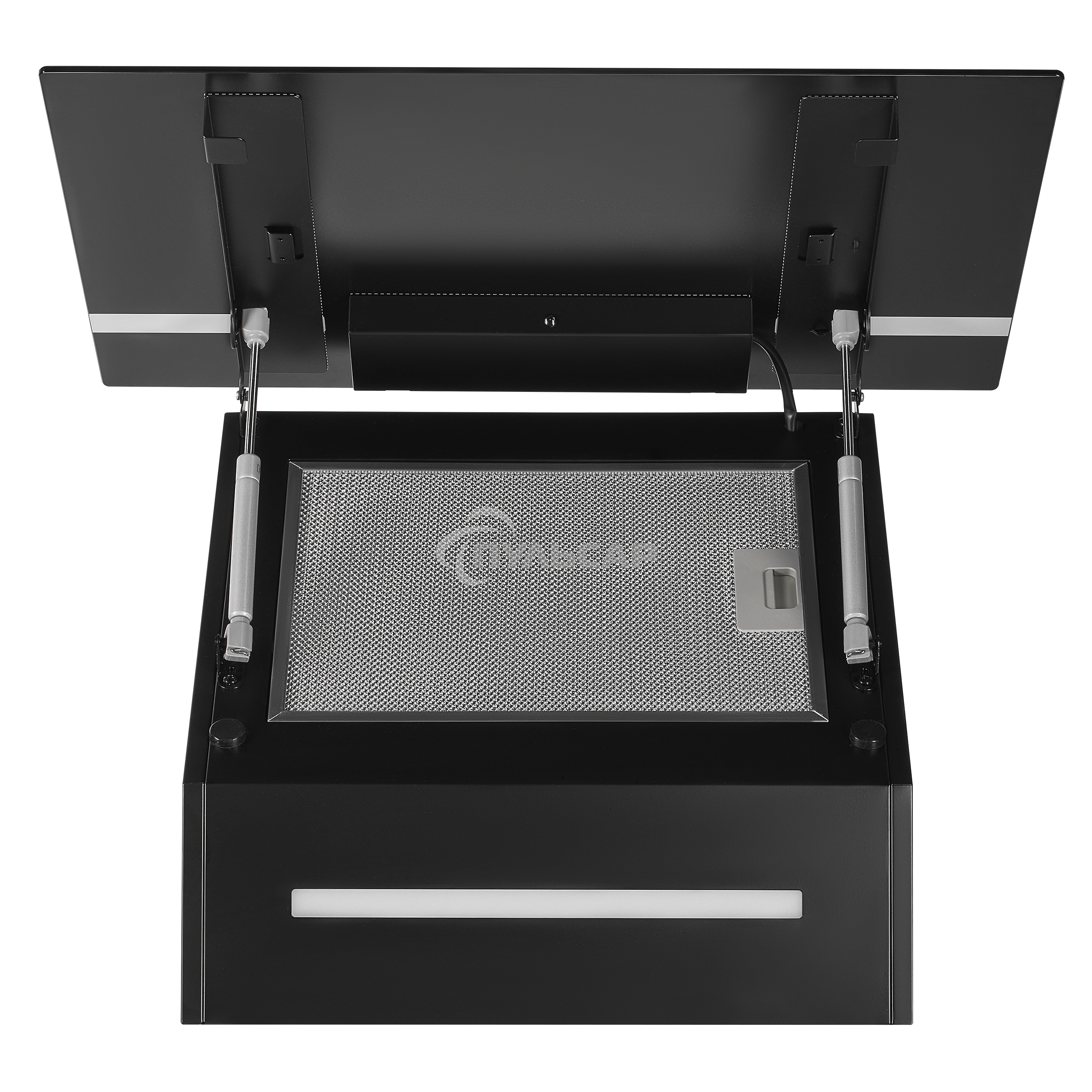 Вытяжка каминная Maunfeld Amber 60 Glass черная, 60 см, 1050 куб. м/ч, 55 дБ