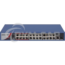 Коммутатор Hikvision DS-3E0326P-E/M(C) (L2) 25x100Мбит/с 1SFP 24PoE 230W неуправляемый