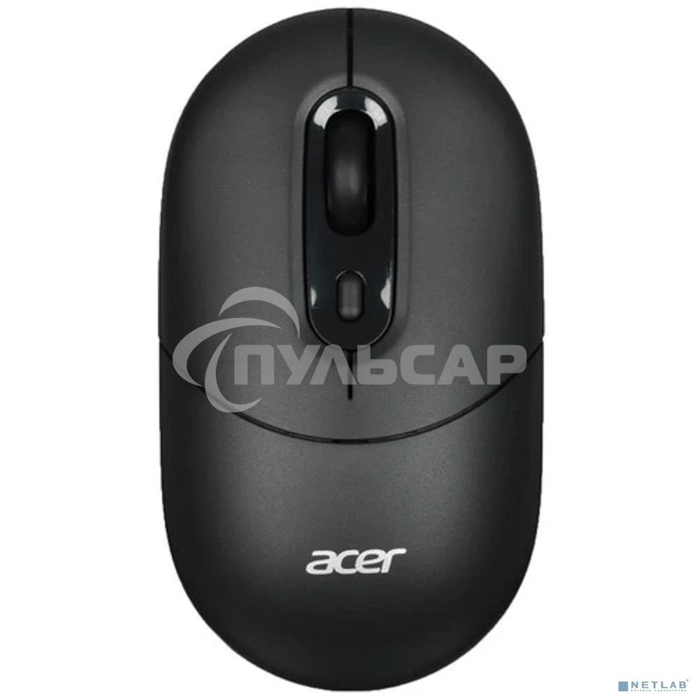 Мышь беспроводная Acer OMR301 черный, 1600 dpi, радиоканал, Bluetooth, USB, кнопки - 4
