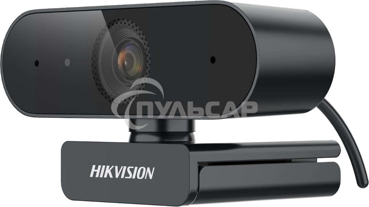Камера Web Hikvision DS-U02 черный 2Mpix (1920x1080) USB2.0 с микрофоном для ноутбука