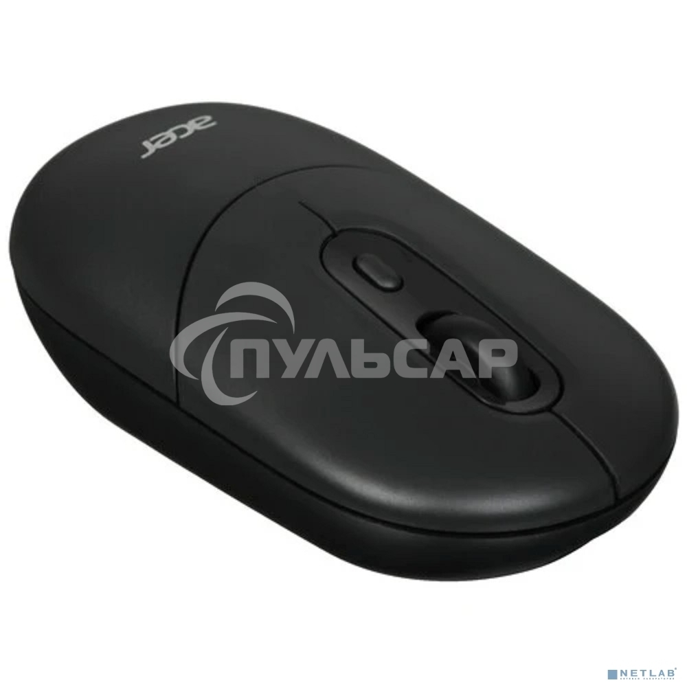 Мышь беспроводная Acer OMR301 черный, 1600 dpi, радиоканал, Bluetooth, USB, кнопки - 4