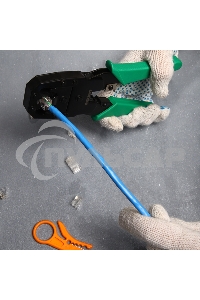 Кримпер Rexant HT-200 для обжима 8P8C, 6P6C, 4P4C, заделка витой пары