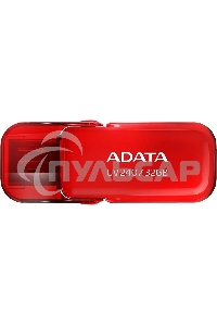 Флешка USB ADATA UV240 (AUV240-32G-RRD), 32 Gb, USB 2.0, R/W 15/5, красный