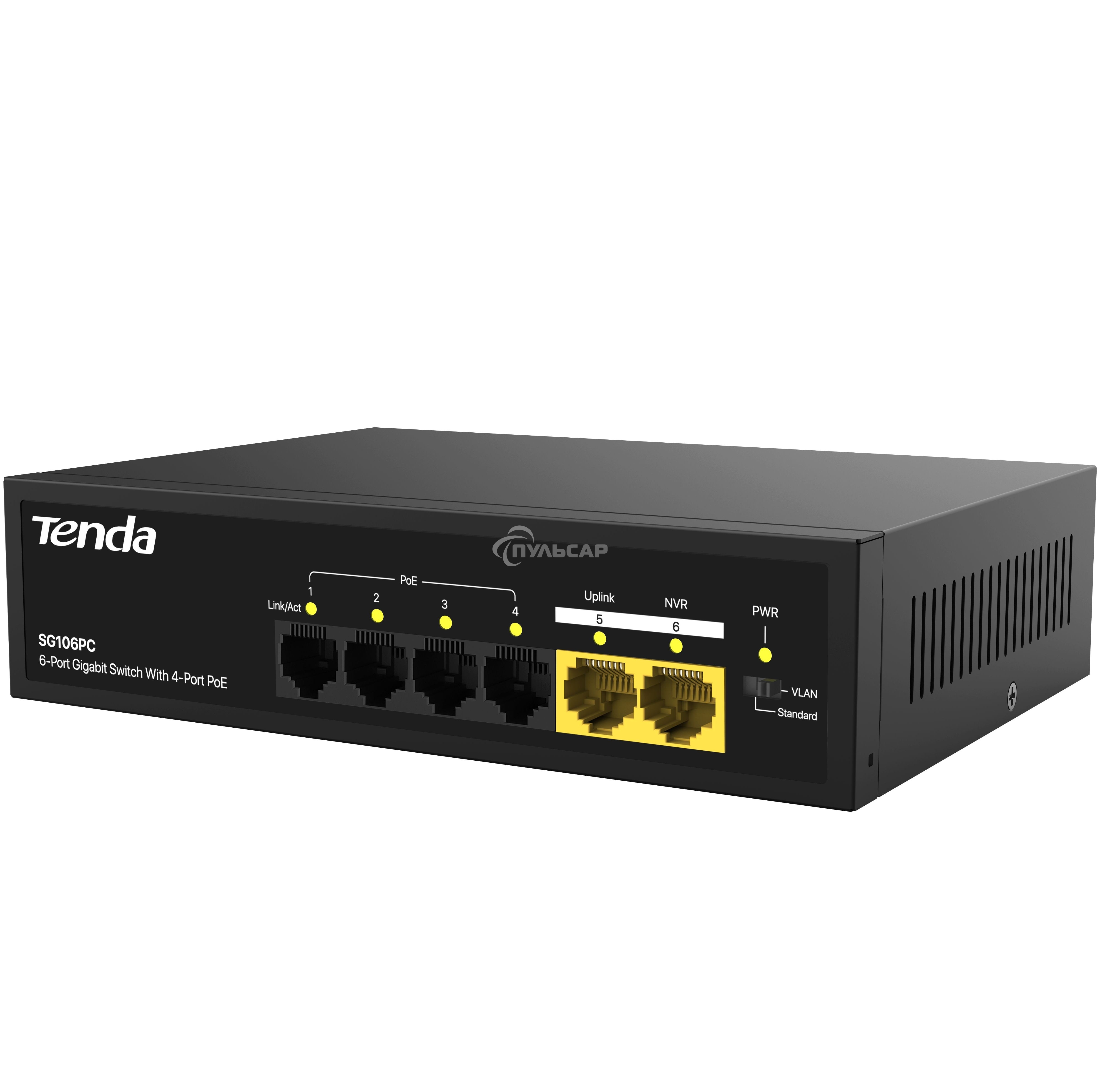 Коммутатор TENDA SG106PC 6PORT 10/100/1000M