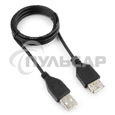 Кабель Гарнизон Кабель удлинитель USB 2.0, AM/AF, 1м, пакет (GCC-USB2-AMAF-1M)