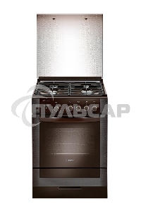 Плита газовая Gefest ПГ 6300-03 0047 коричневый, конфорок 4 шт, духовка 52 л, 60 см x 85 см x 60 см