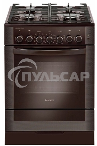 Плита комбинированная Gefest 6502-03 0030 коричневый, конфорок 4 газовых, духовка 55 л, 60 см x 85 см x 60 см