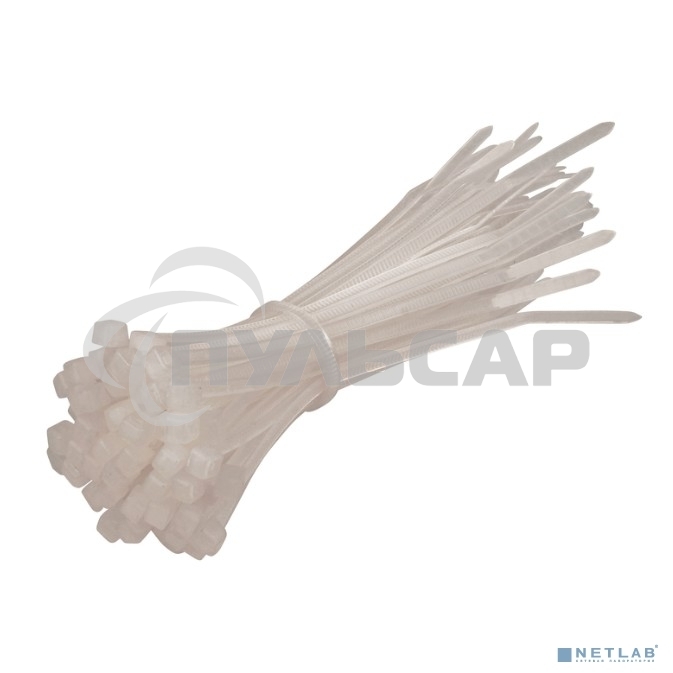 Стяжка нейлоновая Exegate EX253854RUS неоткрывающаяся CV-250W, 250мм, упак. 100шт белая