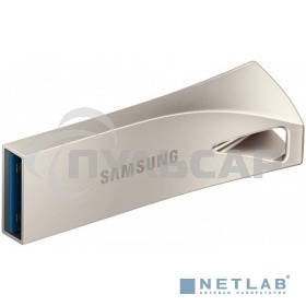 Флешка USB R/W 64 Gb USB Drive <USB 3.1> Samsung BAR Plus (up to 300Mb/s) (MUF-64BE3/APC) серебристый