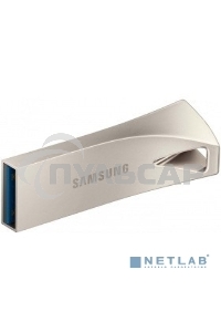 Флешка USB R/W 64 Gb USB Drive <USB 3.1> Samsung BAR Plus (up to 300Mb/s) (MUF-64BE3/APC) серебристый