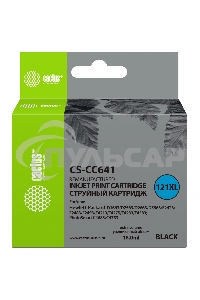 Картридж струйный Cactus CS-CC641 №121XL черный (18 мл.) для HP DJ D1663/D2563/D2663/D5563/F2423/F2483