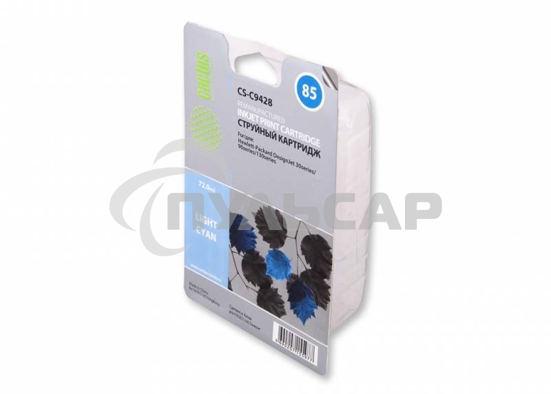 Картридж струйный Cactus CS-C9428 светло-голубой для №85 HP DJ 30/130 (72ml)