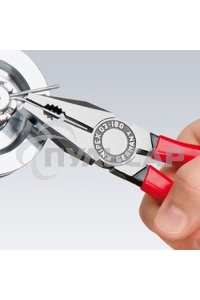 Пассатижи KNIPEX 0302180180мм ручки с двухцветными многокомпонентными чехлами