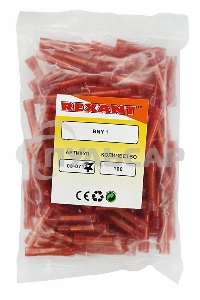 Соединительная гильза изолированная L-27.3 мм нейлон 0.5-1.5 мм² (ГСИ(н) 1.5/ГСИ-н 0,5-1,5) красная Rexant