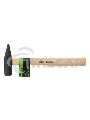 Молоток СИБРТЕХ слесарный, 600 г, квадратный боек, деревянная рукоятка 10219