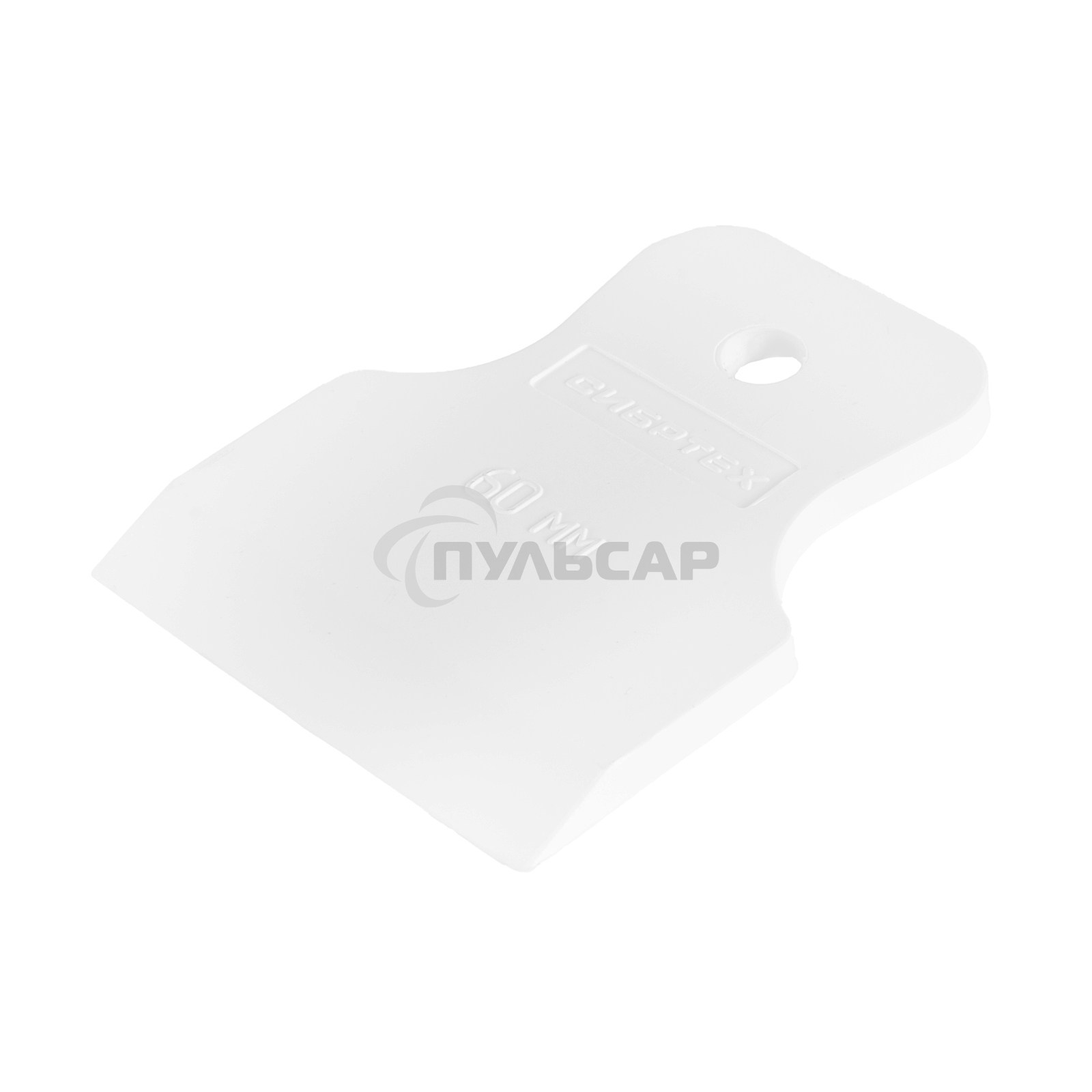 Шпатель Сибртех белая резина, 60 мм Россия