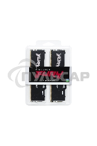 Оперативная память Kingston Fury Beast, DDR5, 16Gb (2x8Gb), 5600MHz, CL40, DIMM, с радиаторами, RGB, черный