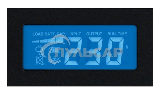 Источник бесперебойного питания Line-Interactive CyberPower PR1000ELCDRT1U 1000VA/800W USB/RS-232/EPO/SNMPslot (6 IEC С13)