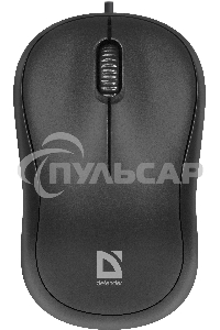 Мышь проводная Defender Patch MS-759 черный, 1000 dpi, USB, кнопки - 3