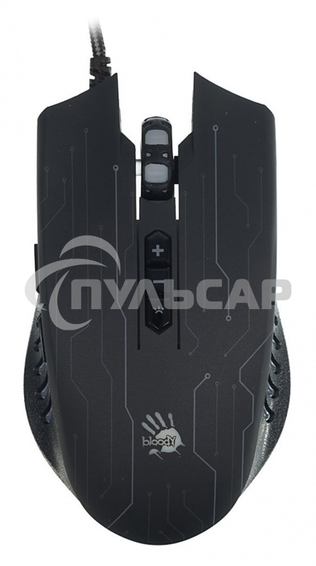 Мышь проводная A4Tech Bloody Q82 черный, 3200 dpi, USB, кнопки - 8
