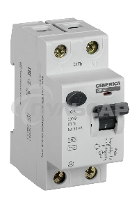 Выключатель дифференциального тока (УЗО) Iek MDV15-2-016-030 ВД1-63 2Р 16А 30мА GENERICA